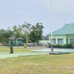 FOTO : Suasana upacara bendera bulanan lapangan Makodim Katingan.