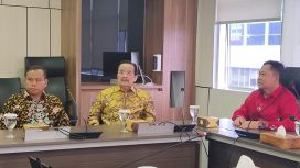 FOTO : Terang Narang, dan Pemkab Katingan ketika melakukan pertemuan dengan Kemdiktisaintek, di Jakarta.
