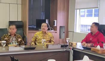 FOTO : Terang Narang, dan Pemkab Katingan ketika melakukan pertemuan dengan Kemdiktisaintek, di Jakarta.
