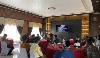 FOTO : Suasana Kegiatan Pembinaan Jaringan Mitra Karib, di Makodim 1019 Katingan.