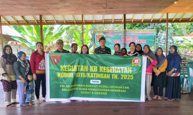 
					FOTO : Suasan kegiatan program KB Kesehatan 2025 Digelar di Katingan Tengah oleh Kodim 1019/Katingan.