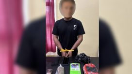 FOTO : AN dan barang bukti saat diamankan Satresnarkoba Polres Katingan.