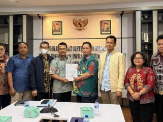 FOTO : Bupati Katingan dan jajaran saat kunjungan kerja ke DPR RI dan Direktorat Jenderal Cipta Karya di Kementerian PUPR, di Jakarta.