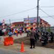 PENGAMANAN : Suasana pengamanan peresmian Gedung Baru SD St. Yosef Kuala Kurun, Kamis, 19 Maret 2026.