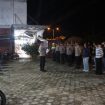 APEL : Suasana apel kesiapan pengamanan malam takbiran hari raya idulfitri 1447 hijriah di pos terpadu Operasi Ketupat Telabang 2026, Jumat, 20 Maret 2026.