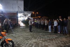 Puluhan Personel Gabungan Siaga Amankan Takbiran di Gunung Mas