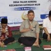FOTO : Bupati Katingan Saiful, saat safari ramadan di Desa Talian Kereng.