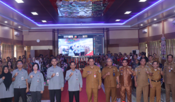 FOTO : Suasana kegiatan pelatihan dibuka secara resmi oleh Sekda Katingan, di aula BKAD Kabupaten Katingan.
