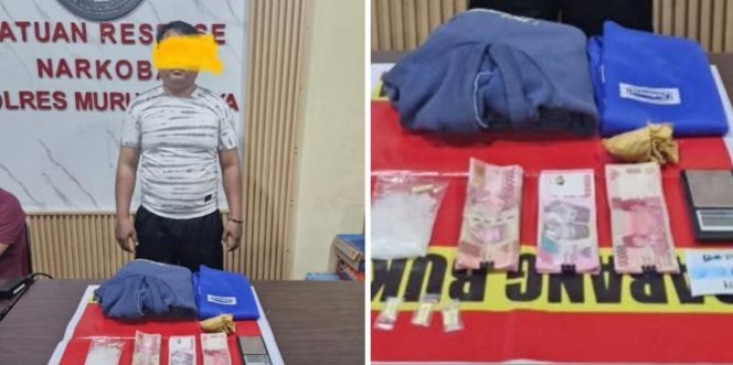 
					RL (44) Terduga Pelaku Pengedar Narkotika Asal Kota Palopo Bersahsil DiAmankan di Desa Sungai Lunuk Kecamatan Tanah Siang Olah Jajaran Satresnarkotika Polres Mura.