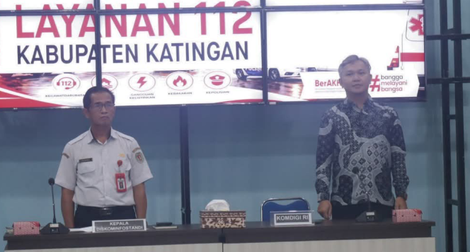 
					FOTO : Suasana kegiatan rapat pendahuluan persiapan Layanan 112 Kabupaten Katingan, di aula media center Diskominfostandi setempat.