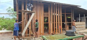 Pembangunan RTLH Jadi Wujud Nyata TMMD Imbangan ke-128 di Tewang Baringin