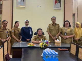 FOTO : Bupati Katingan dan jajaran usai melaksanakan penandatanganan Nota Kesepakatan dengan BPJS Ketenagakerjaan Cabang Sampit.