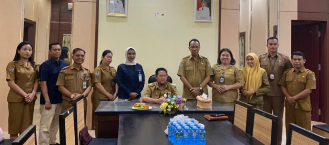 
					FOTO : Bupati Katingan dan jajaran usai melaksanakan penandatanganan Nota Kesepakatan dengan BPJS Ketenagakerjaan Cabang Sampit.