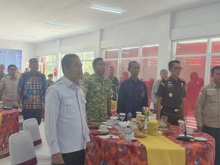 FOTO : Ketua DPRD Kabupaten Katingan Marwan Susanto, saat hadiri peresmian KDMP di Desa Hampalit.