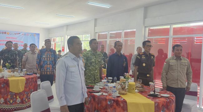 FOTO : Ketua DPRD Kabupaten Katingan Marwan Susanto, saat hadiri peresmian KDMP di Desa Hampalit.