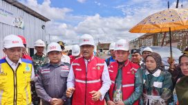 FOTO : Mensos RI Syaifullah Yusuf didampingi Bupati Katingan dan jajaran saat meninjau Sekolah Rakyat Terintegrasi  23 Sekolah Rakyat Permanen Kabupaten Katingan.