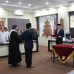LANTIK : Hendra Toendan ketika dilantik sebagai Direktur Perumdam Maruang Duhung untuk kedua kalinya, Rabu, 24 Juni 2026.