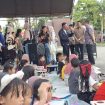 LOMBA : Suasana lomba mewarnai yang diikuti oleh peserta tingkat TK dan SD/MI, di Taman Kota Kuala Kurun, Jumat, 5 Juni 2026 sore.