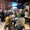 TURNAMEN : Suasana pelaksanaan turnamen domino yang diikuti masyarakat, dalam rangka memeriahkan hari Bhayangkara ke-80 tahun 2026.