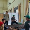 BAKTI KESEHATAN : Kapolres Gumas AKBP Heru Eko Wibowo, S.I.K, M.H, ketika memantau langsung pelaksanaan bakti kesehatan, dalam menyambut Hari Bhayangkara ke-80 tahun 2026, Selasa, 23 Juni 2026.