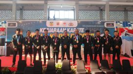 FOTO : Kontingen Karate Bhayangkara Presisi Polda Kalimantan Tengah saat meraih berbagai kejuaraan karate Piala Kapolri Cup 2026.
