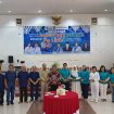 FOTO : Asisten III Setda Katingan, Dr Sawun bersama, Kormi, ILDI, GOW dan masyarakat pada perayaan peringatan HLUN, di Gedung Salawah Kasongan.