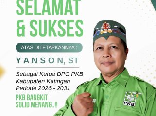 FOTO : Ketua DPC PKB Kabupaten Katingan, Yanson, ST.
