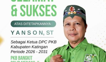FOTO : Ketua DPC PKB Kabupaten Katingan, Yanson, ST.
