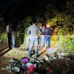 Jajaran Kepolisian Saat Berada di TKP Lokasi Penemuan Mayat Janin Sekaligus Memasang Garis Polisi di Lokasi, Senin (1/6/2026). Foto : IST