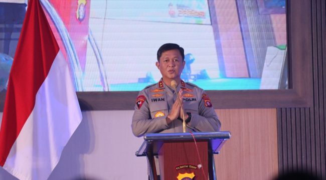 FOTO : Kapolda Kalteng Irjen Pol Iwan Kurniawan