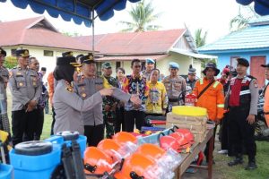 Kapolres Gunung Mas Cek Sarpras Karhutla di Polsek Manuhing, Perkuat Kesiapsiagaan Hadapi Musim Kemarau
