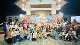 BERSAMA : Keluarga Besar Bapperida Kabupaten Gumas berfoto bersama usai pelaksanaan family gathering, Sabtu, 25 Juli 2026.