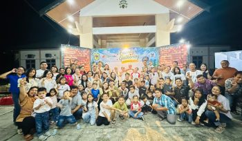 BERSAMA : Keluarga Besar Bapperida Kabupaten Gumas berfoto bersama usai pelaksanaan family gathering, Sabtu, 25 Juli 2026.
