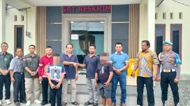 BERDAMAI : Kedua belah pihak keluarga sepakat berdamai, usai difasilitasi oleh Unit PPA Satreskrim Polres Gumas, Jumat, 24 Juli 2026.