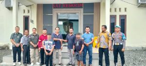 Satreskrim Polres Gunung Mas Fasilitasi Mediasi Kasus Perkelahian Pelajar, Diselesaikan secara Kekeluargaan dan Adat