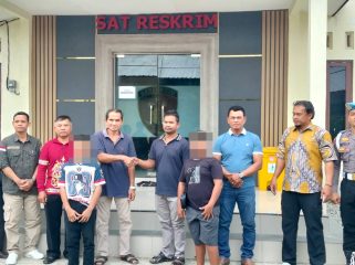 BERDAMAI : Kedua belah pihak keluarga sepakat berdamai, usai difasilitasi oleh Unit PPA Satreskrim Polres Gumas, Jumat, 24 Juli 2026.