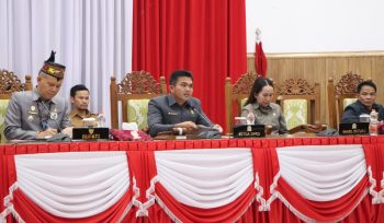 PARIPURNA : Suasana rapat paripurna ke-5 masa persidangan III tahun sidang 2026, dengan agenda penandatanganan nota kesepakatan bersama KUA-PPAS APBD tahun 2027 dan KUPA-PPAS Perubahan APBD tahun 2026, Selasa, 11 Agustus 2026.