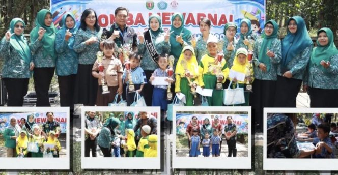
					FOTO : Ketua TP PKK/Bunda PAUD Kabupaten Katingan bersama Kepala Dinas Pendidikan Kabupaten Katingan saat kegiatan.
