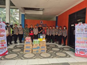 Polwan Peduli 2026, Kapolres Gunung Mas Salurkan Logistik hingga Oksigen untuk Satgas Karhutla