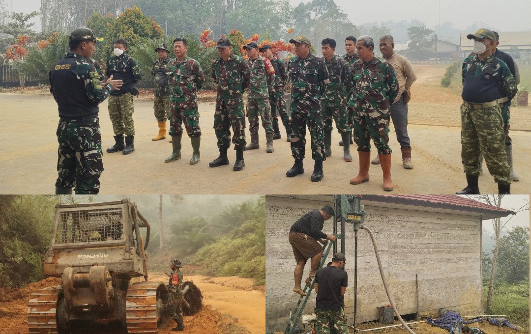 Dari Jalan Hingga Air Bersih, Bakti TNI Hadir Di Pelosok Katingan