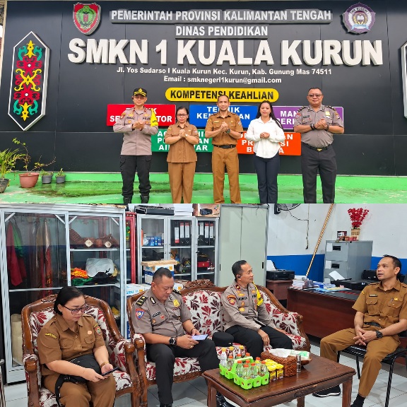 Polres Gunung Mas Gelar Polidik di SMK Negeri 1 Kuala Kurun, Dorong Pendidikan Aman dan Berkualitas