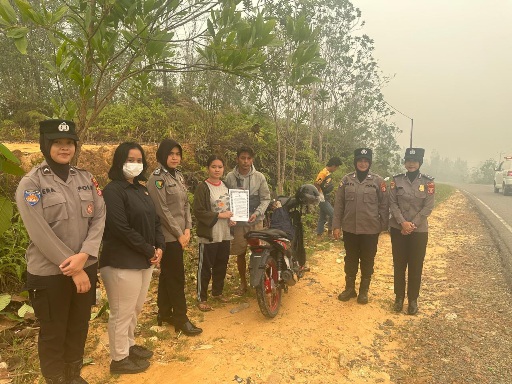 Polwan Polres Gunung Mas Perkuat Situkepmas untuk Cegah Karhutla