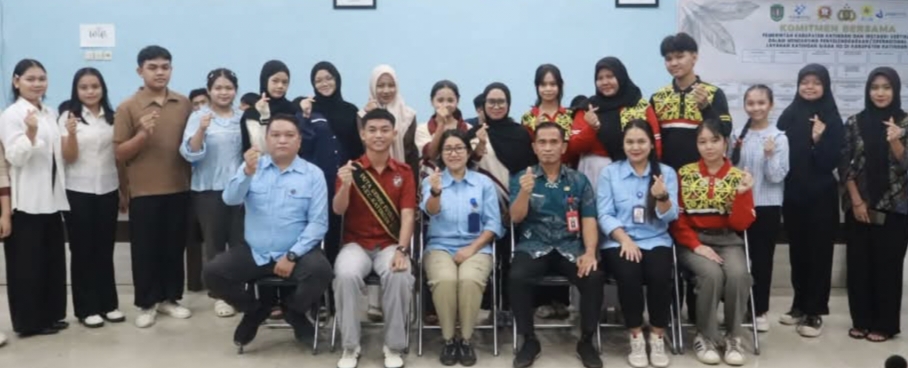 Diskominfostandi Katingan Bentuk Kim Muda, Ajak Pelajar Sebarkan Informasi Positif